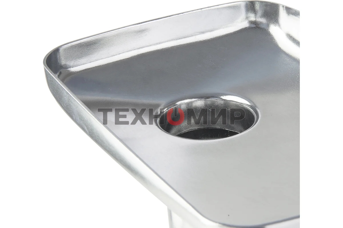 Мясорубка электрическая Galaxy GL 2411 белый, 1200 Вт, 1.3 кг/мин, реверс, защита от перегрузки, металлический лоток, насадки - 5