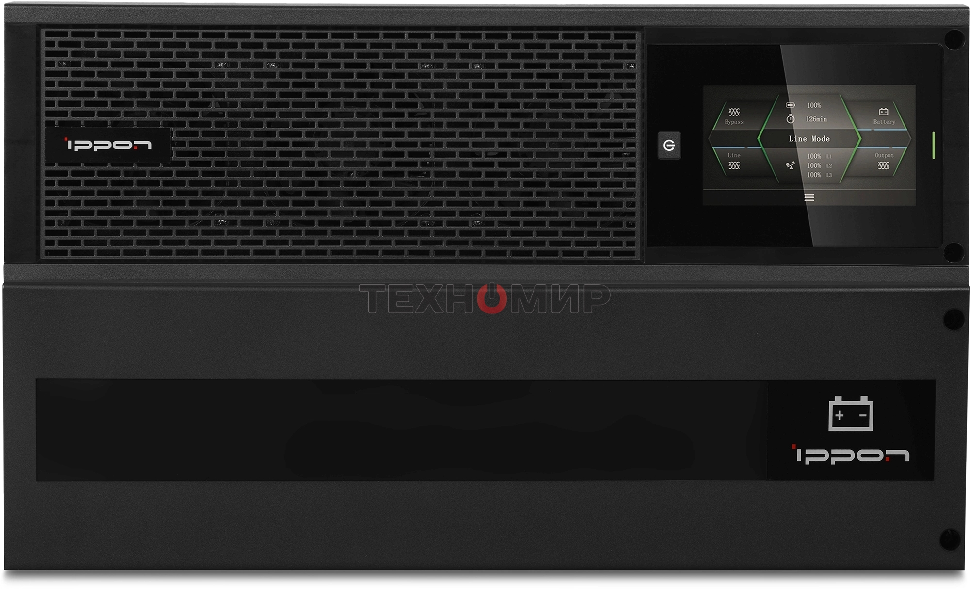 Источник бесперебойного питания Ippon Innova Unity RT 3-3 10K 10000Вт 10000ВА черный