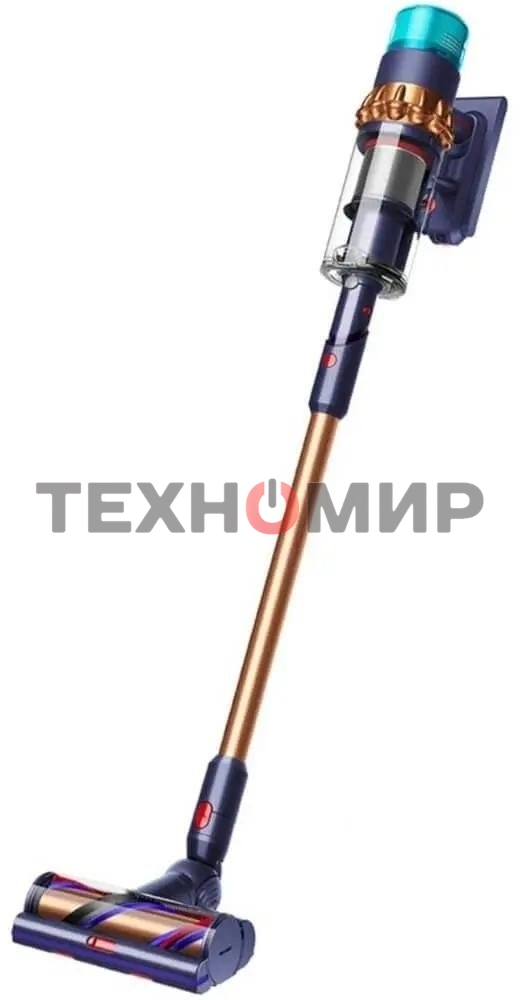 Пылесос вертикальный Dyson Gen5 Detect Absolute (SV23) никель/пурпурный, питание от аккумулятора, 262 Вт, уборка сухая, пылесборник 0.77 л, работа от АКБ max - 70 мин