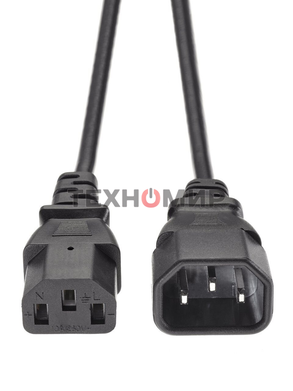 Кабель монитор - компьютер 1.8 м 220V (UPS -> устройство) VDE 3Gx0.5мм QUST(Aopen) ACE001-1.8м