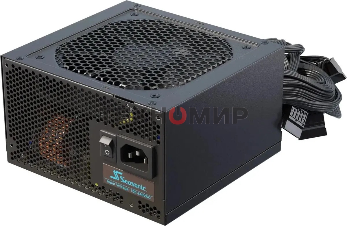 Блок питания Seasonic ATX 650W G12 GC-650 80 PLUS gold (20+4pin) APFC 120мм fan 6xSATA RTL