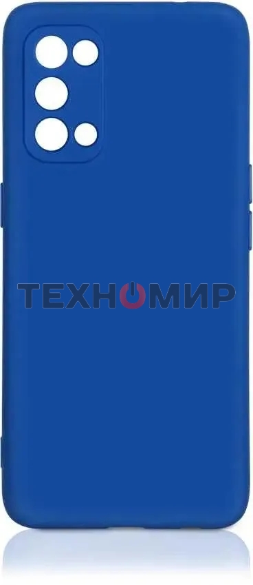 Чехол (клип-кейс) DF oOriginal-10, для Oppo Reno 5 (4G), синий df ooriginal-10 (blue)