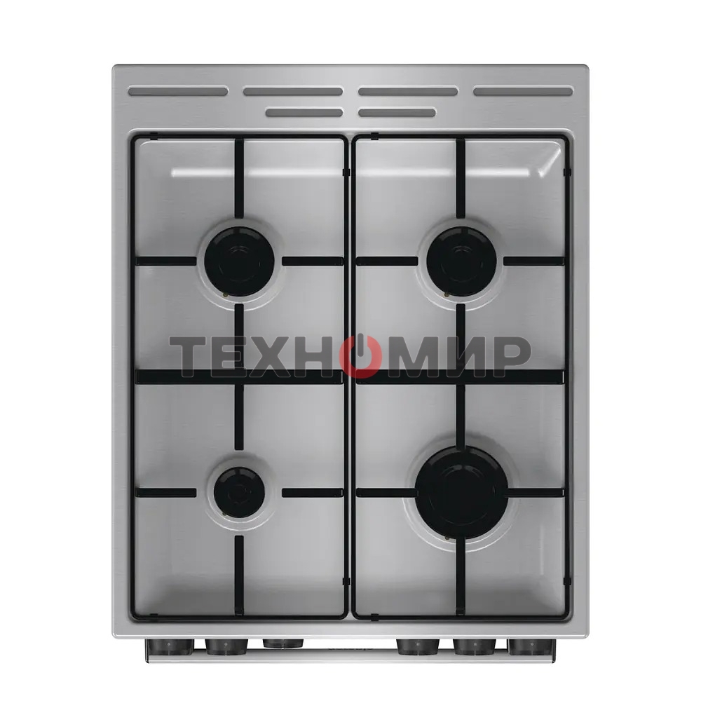 Плита газовая Gorenje GGI5A21XJ серебристый, конфорок 4 газовых, духовка 61 л, 50 см x 85 см x 59.4 см