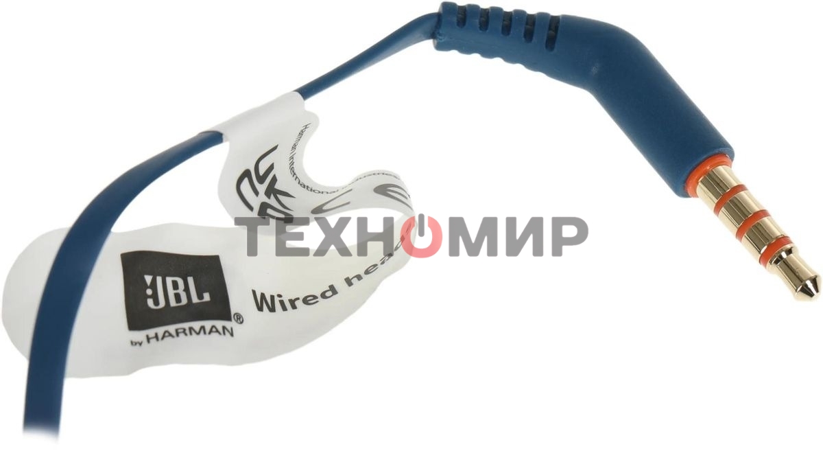 Наушники JBL Tune 110, 3.5 мм, внутриканальные, синий