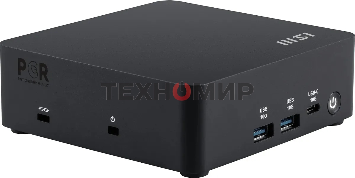 Мини ПК MSI Cubi NUC AI 1UMG-060BRU Core Ultra 7 155H (1.4) Arc graphics без ОС 2x2.5GbitEth WiFi BT 120W черный (936-B20911-060)