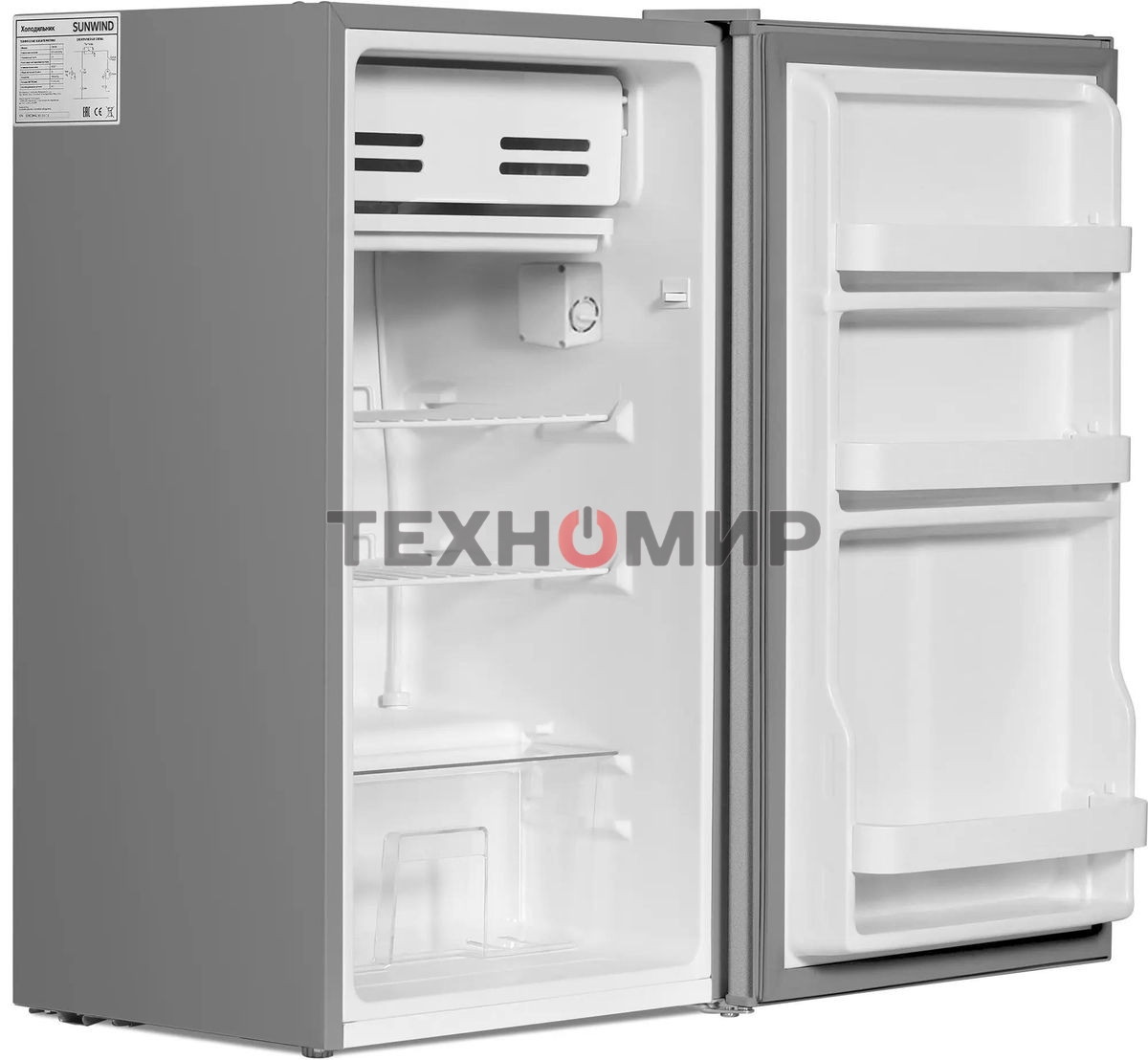 Холодильник Hyundai CO1003 серебристый однокамерный 93л