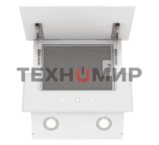 Вытяжка наклонная Elikor Vertex WH 50 белый, 50 см, 750 куб. м/ч, 56 дБ