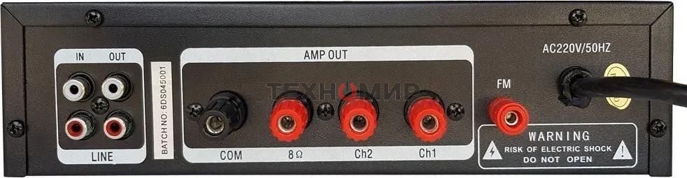 Усилитель Tantos TSo-AA30M выход 100Вт/30Вт