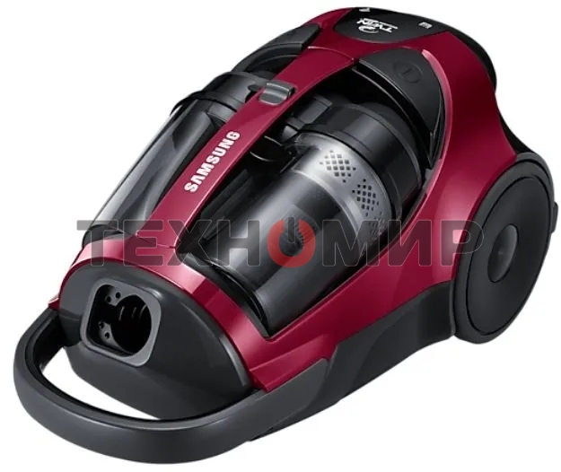 Пылесос Samsung VCC8837V3P фиолетовый, 430/2200 Вт, уборка сухая, пылесборник контейнер, 2 л