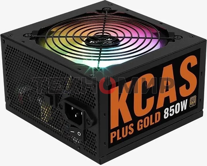 Блок питания Aerocool/Formula KCAS PLUS GOLD 850W (850W, ATX v2.4, APFC, Fan ARGB 12cm, 80+ Gold, Retail)