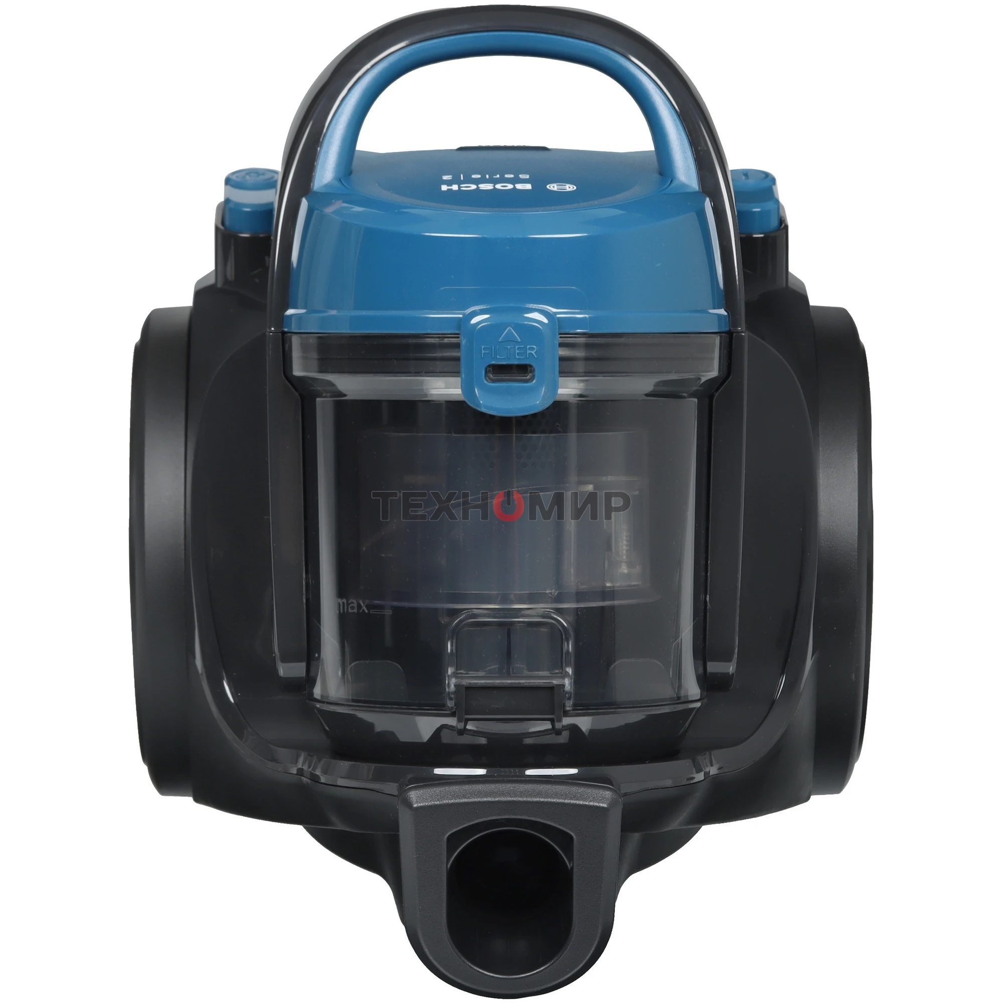 Пылесос Bosch BGS05A220 синий/серый, 700 Вт, уборка сухая, пылесборник контейнер 1.5 л