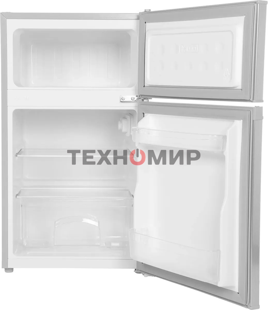 Холодильник Hyundai CT10021H серебристый двухкамерный 60/25л морозилка сверху, капельная система