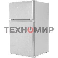 Холодильник Hyundai CT10021H серебристый двухкамерный 60/25л морозилка сверху, капельная система