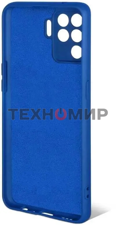 Чехол (клип-кейс) DF oOriginal-11, для Oppo Reno 5 Lite, синий df ooriginal-11 (blue)