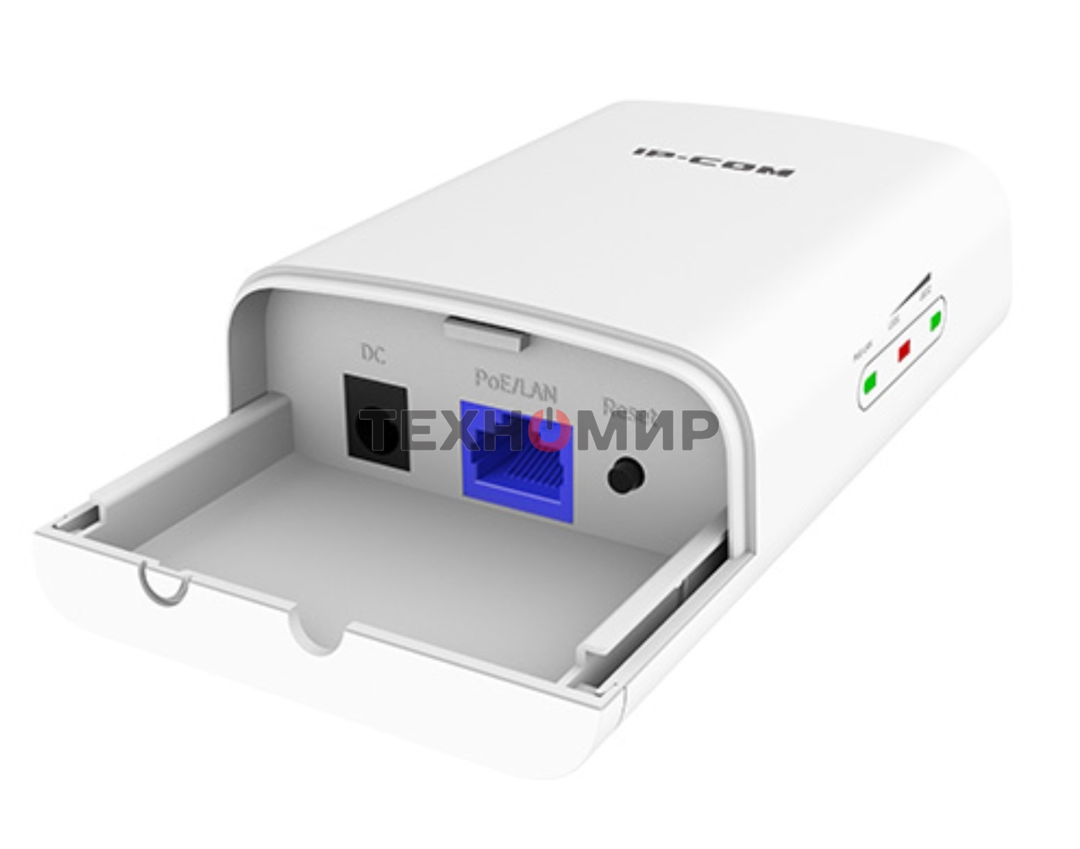 Наружная точка доступа IP-COM CPE5, 5 ГГц, до 867 Мбит/с, IP65, 1х9dbi, PoE, 1х100 Мбит/с