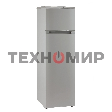 Холодильник Бирюса M424 металлик двухкамерный 170/35л морозилка сверху