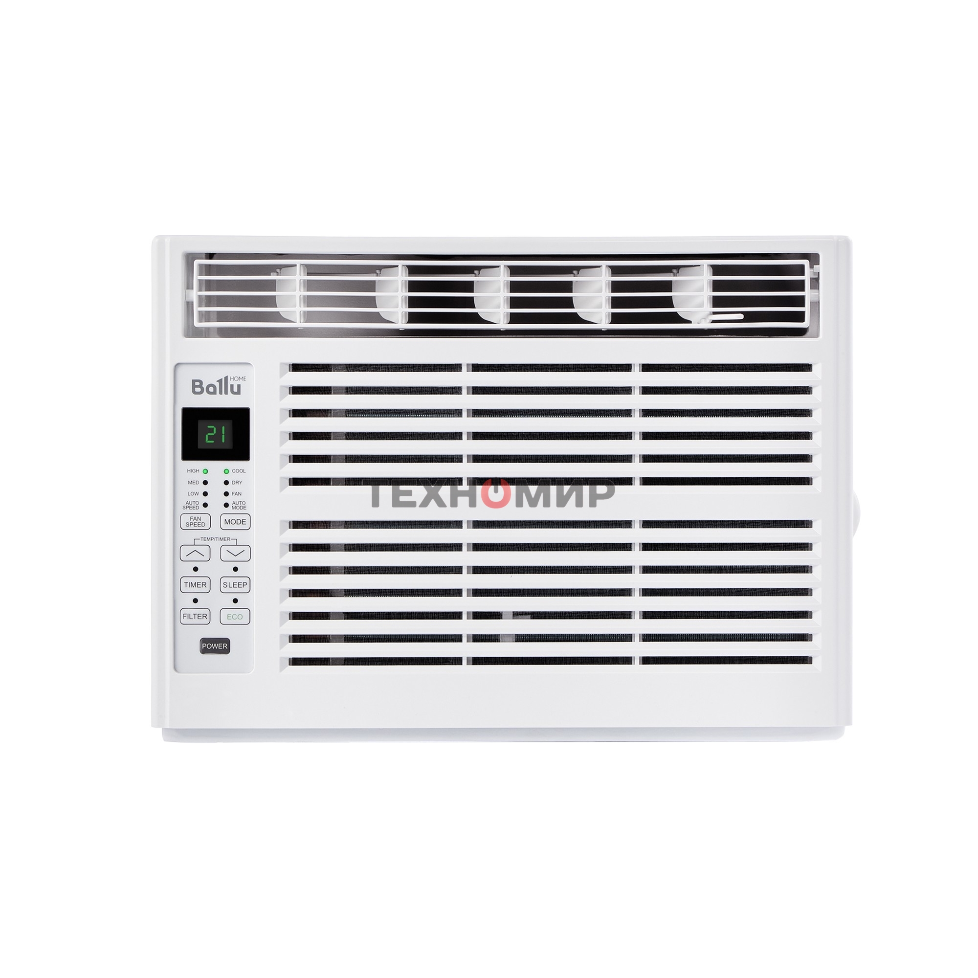 Кондиционер оконный Ballu BWC-05 AC 5000 BTU, 15 м², 46 дБ, охлаждение, осушение, белый