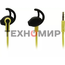 Внутриканальные наушники Smartbuy Rider, силиконовые насадки с упорами, черн/желт (SBE-2095)