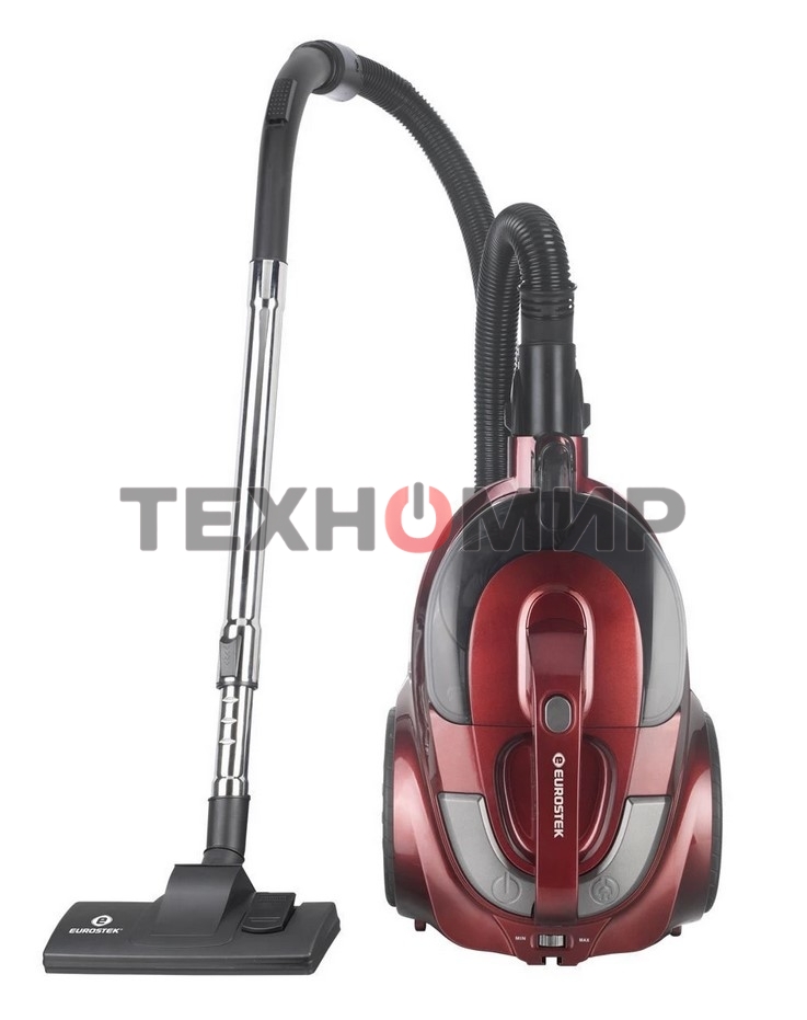Пылесос Eurostek EVC-4514 красный, 500/2800 Вт, уборка сухая, пылесборник контейнер 3 л