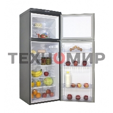 Холодильник DON R-226 G графит зеркальный двухкамерный 200/70л морозилка сверху