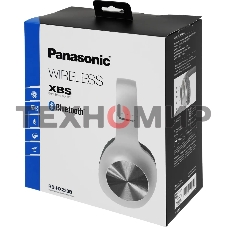 Наушники Panasonic RB-HX220BEES серебристый Полноразмерные Bluetooth наушники с усиленным басом