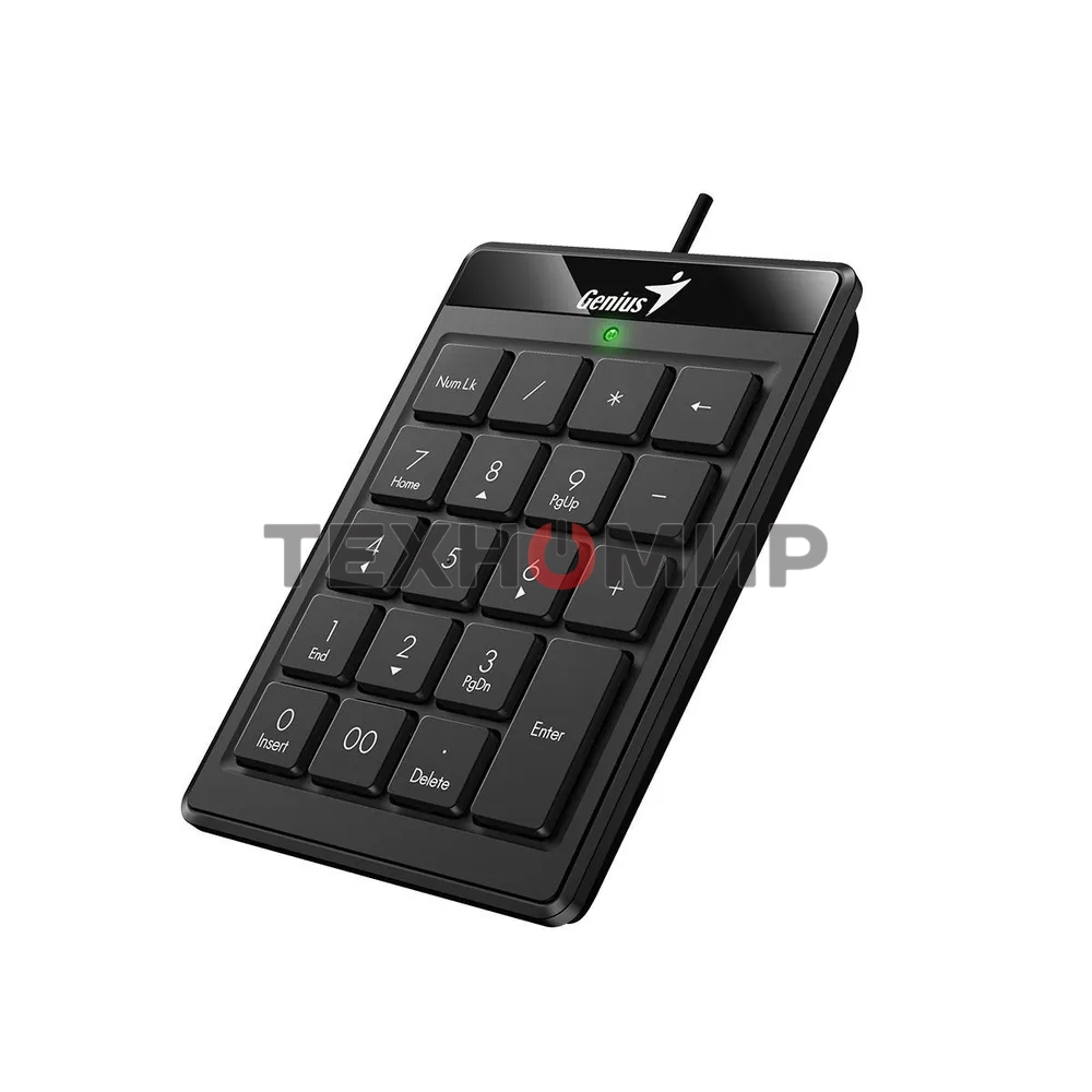 Клавиатура проводная Genius NumPad 110, 19 keys, USB, color: черный