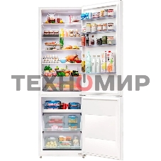 Холодильник LEX LKB201WGIDMax белый двухкамерный 314/142л морозилка снизу, No Frost