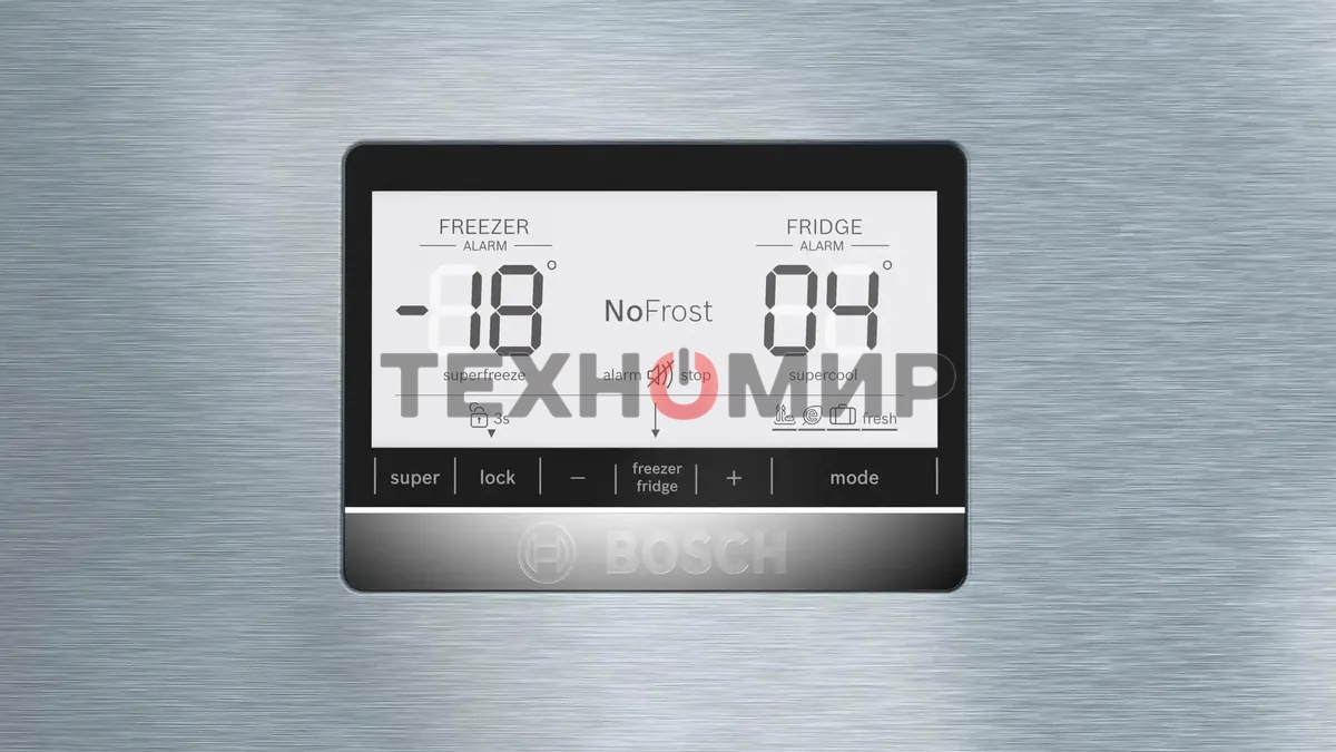 Холодильник Bosch KGN86AI32U серебристый двухкамерный 479/140л морозилка снизу