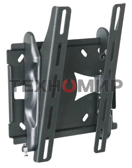 Кронштейн для телевизора Holder LCDS-5010 черный металлик, настенный, наклон