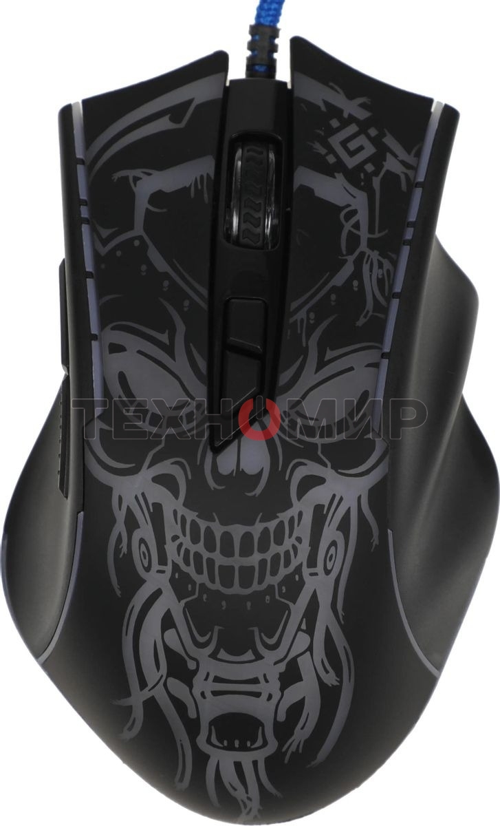 Мышь проводная Defender Bulletstorm GM-928 черный, 7200 dpi, USB, кнопки - 7