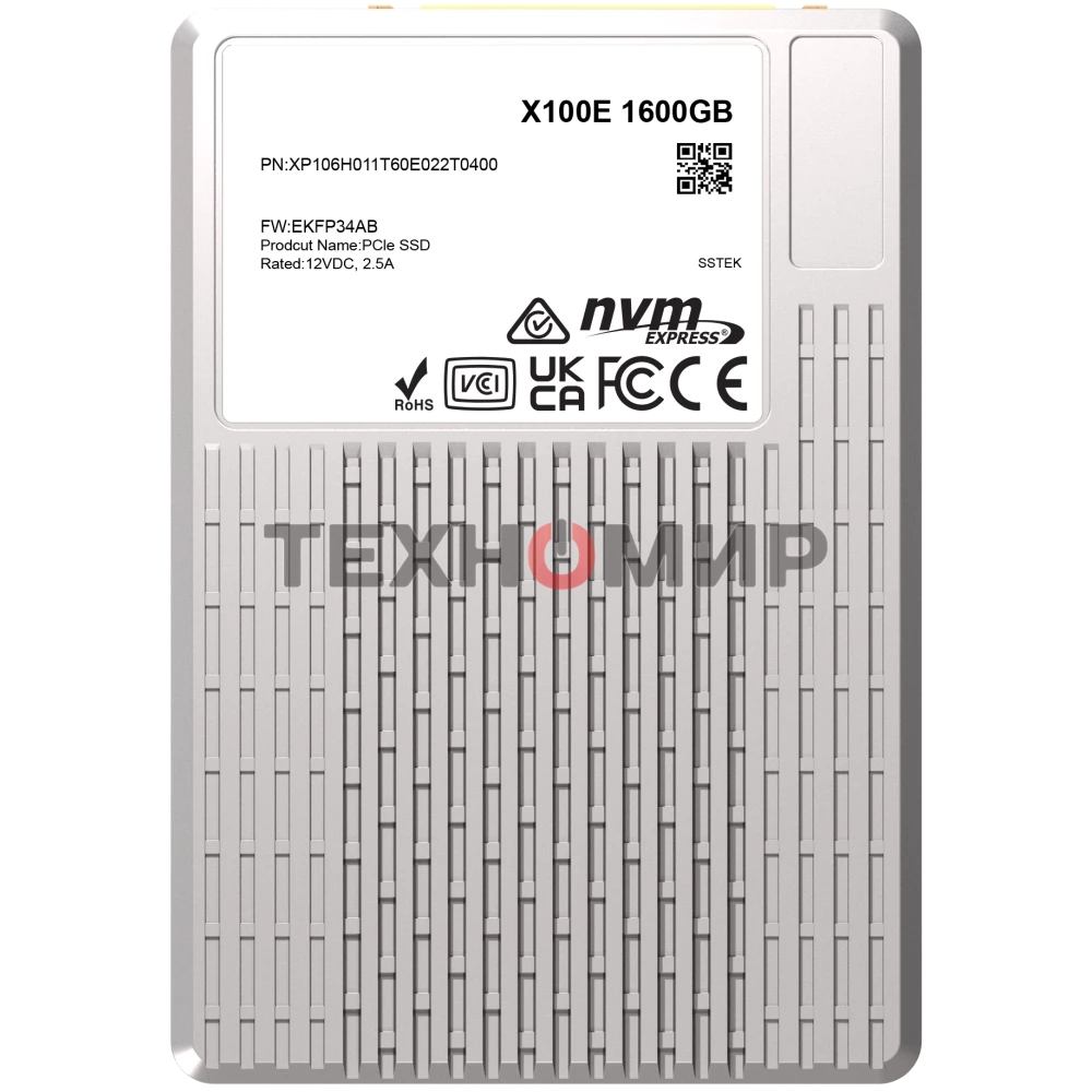 Накопитель SSD Phison XP106H011T60E022T0400, 1.6Tb, U.3, 2.5