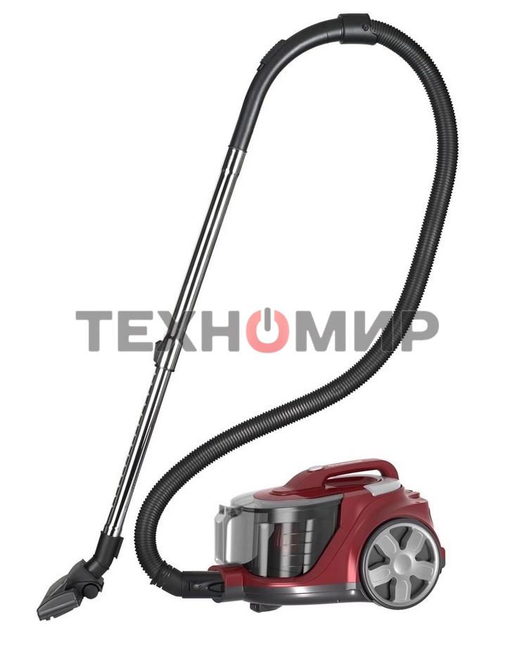 Пылесос Eurostek EVC-4514 красный, 500/2800 Вт, уборка сухая, пылесборник контейнер 3 л