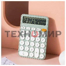 Калькулятор настольный Deli EM124GREEN зеленый 12-разр.