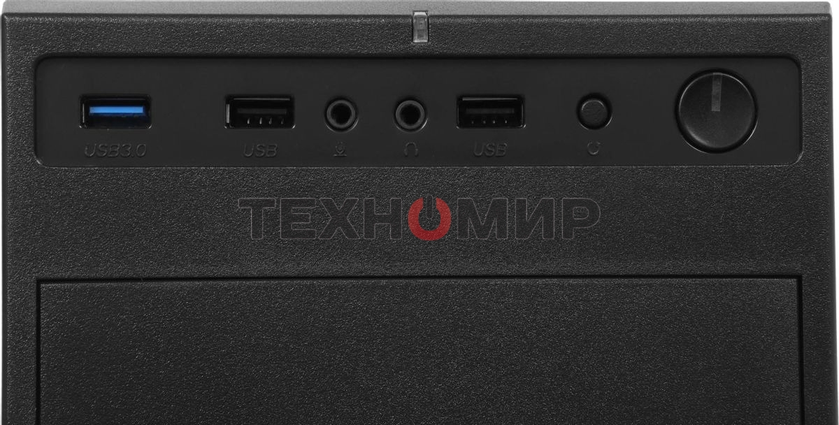 Компьютер Amur Нарвал B7I21 MT i3 12100 (3.3) 16Gb SSD 512Gb UHDG 730 FreeDOS 2.5xGbitEth 400W мышь клавиатура черный (RUS) (2147008)