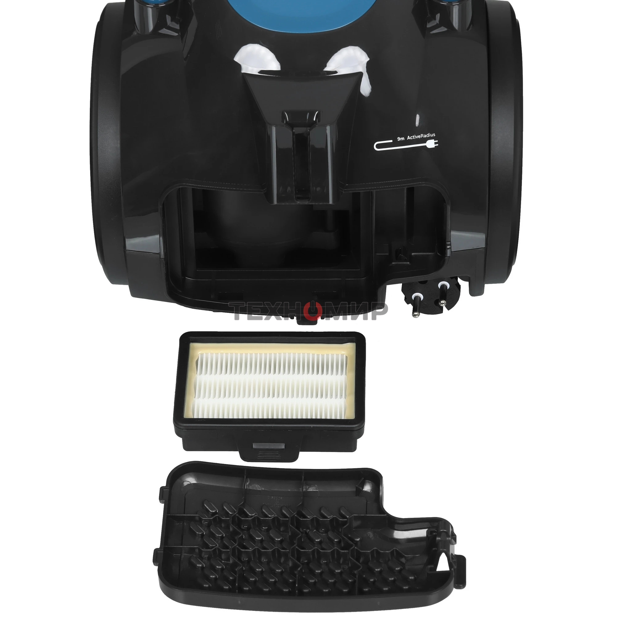 Пылесос Bosch BGS05A220 синий/серый, 700 Вт, уборка сухая, пылесборник контейнер 1.5 л