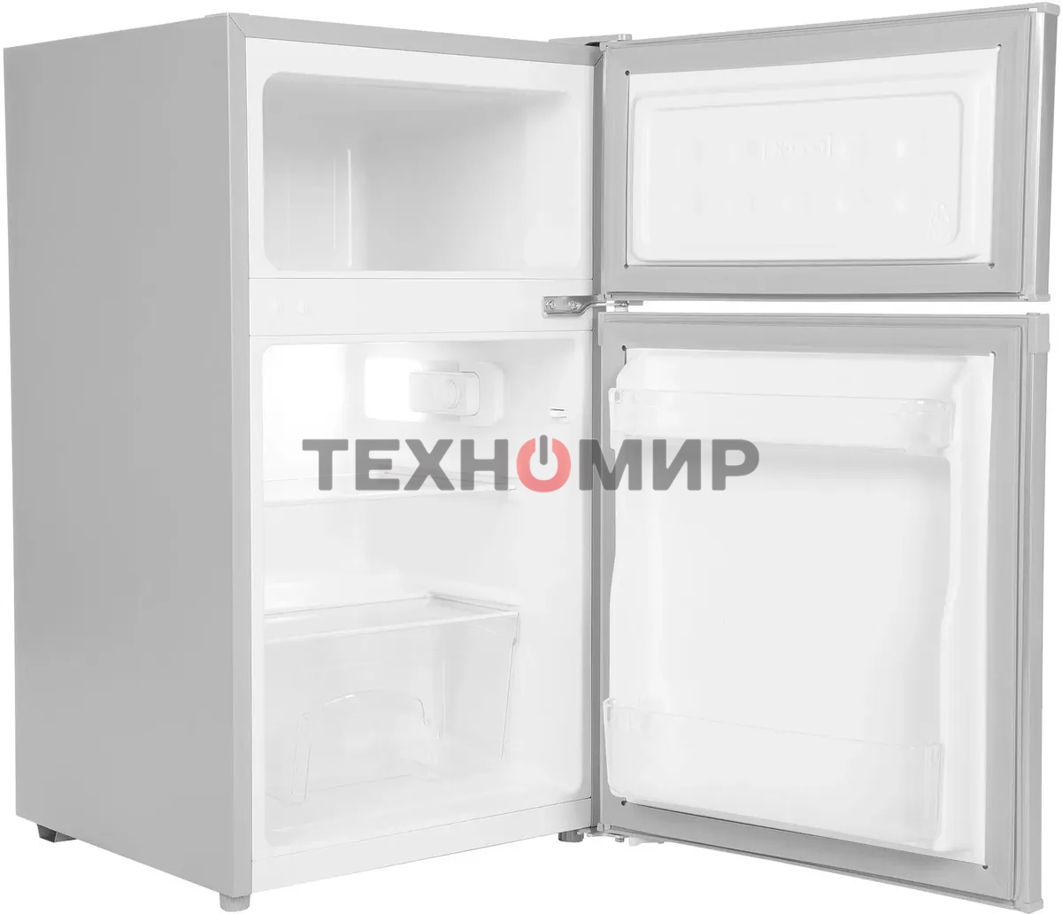 Холодильник Hyundai CT10021H серебристый двухкамерный 60/25л морозилка сверху, капельная система