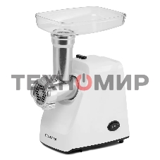 Мясорубка электрическая Polaris PMG1852 RUS белый, 1800 Вт, 2.0 кг/мин, реверс, защита от перегрузки, насадки - 2