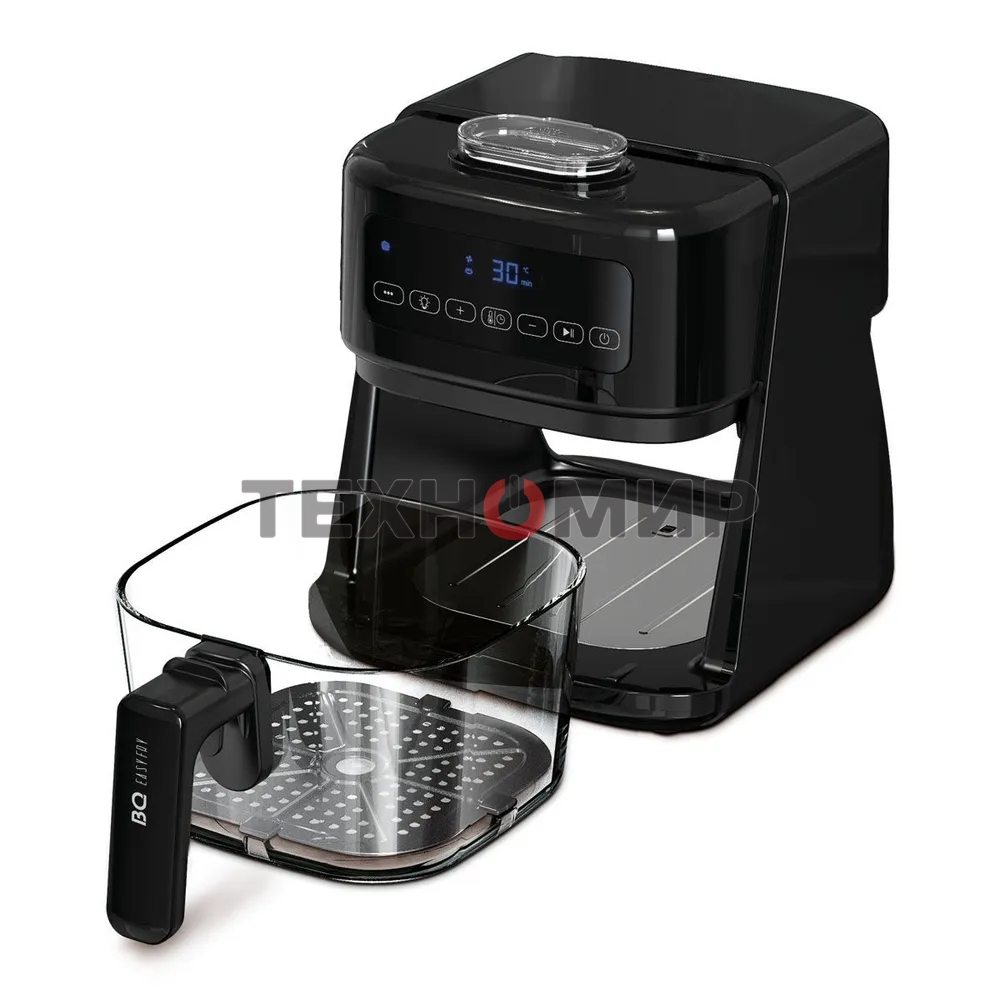 Аэрогриль BQ GR2005 черный, 1400 Вт, 3 л