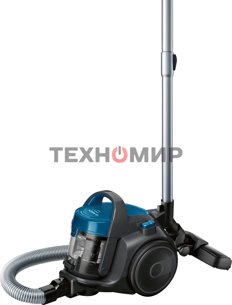 Пылесос Bosch BGS05A220 синий/серый, 700 Вт, уборка сухая, пылесборник контейнер 1.5 л