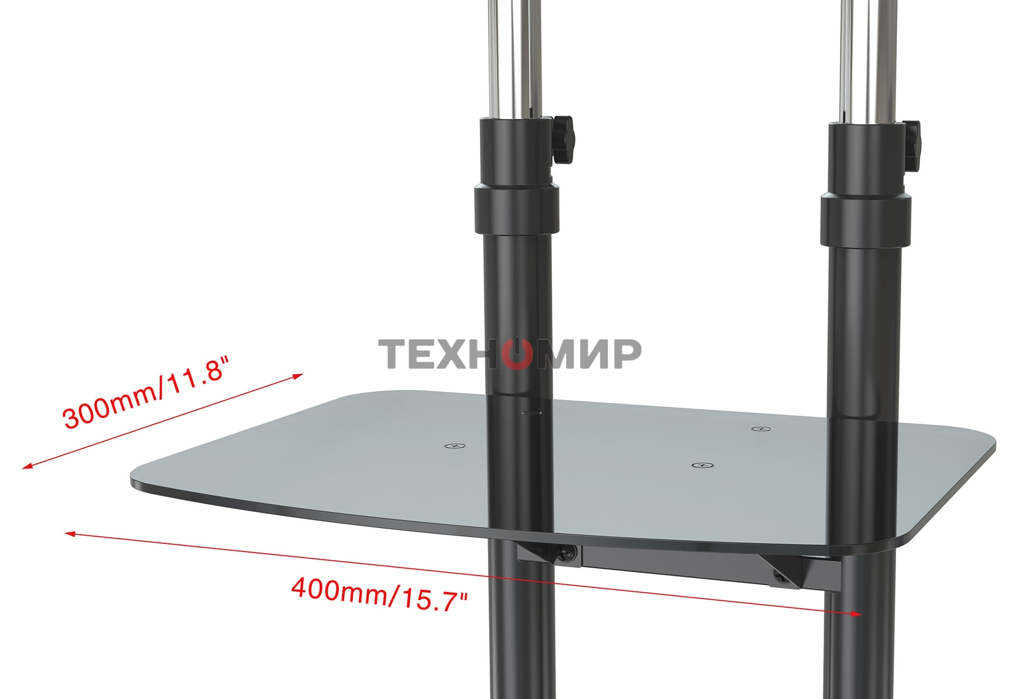 Стойка для телевизора Cactus CS-VM-ST04H черный 37