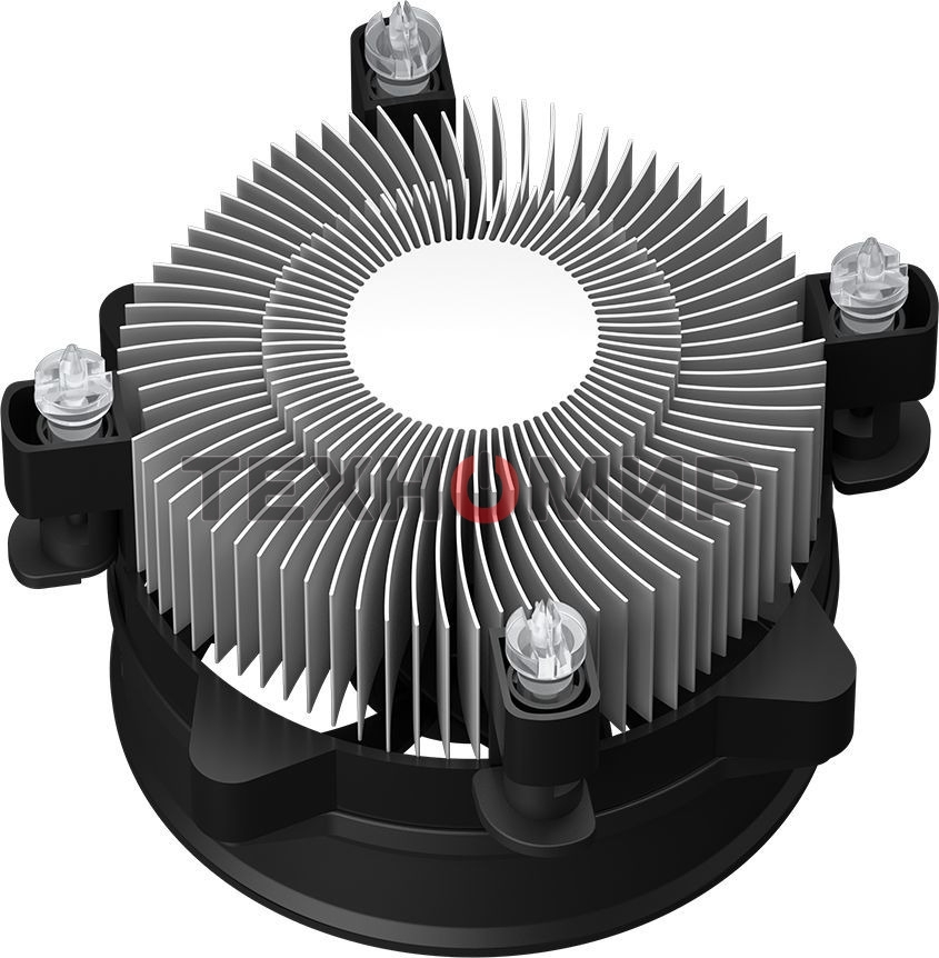 Кулер PcCooler R120-XXNIXX-GL черный 95мм алюминий 2700rpm 27.8db 4-pin 95W 70мм