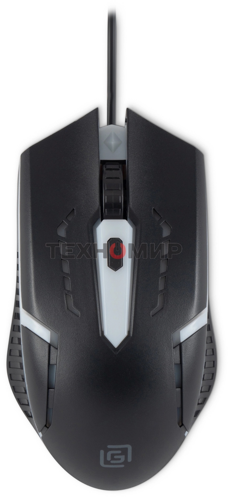 Мышь проводная Oklick 398G черный, 2400 dpi, USB, кнопки - 4