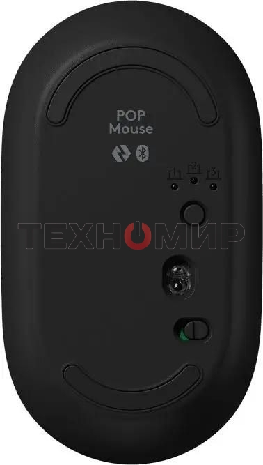 Мышь беспроводная Logitech POP Mouse желтый, 4000 dpi, Bluetooth, кнопки - 4