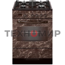 Плита комбинированная Gefest ПГЭ 5302-03 0054 коричневый, конфорок 4 шт, духовка 55 л, 50 см x 85 см x 58.5 см
