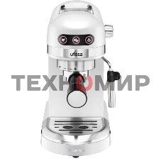 Кофеварка рожковая Ufesa PALERMO WHITE белый, исп. кофе - молотый, 1.5 л, 1350 Вт, 20 бар