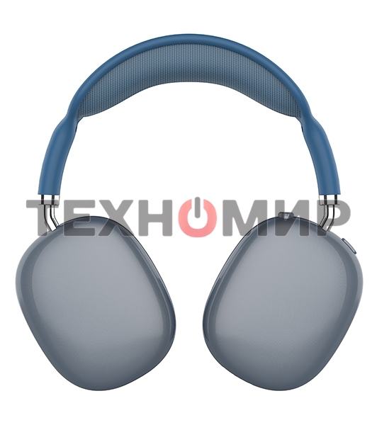 Гарнитура Bluetooth QUMO Emotion (ВТ 0092) MicroSD AUX накладная Bluetooth 5.3 360 мА 10ч cиняя