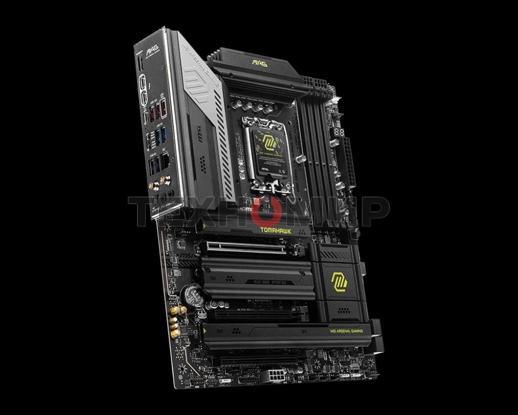Материнская плата MSI MAG Z890 TOMAHAWK WIFI, LGA 1851, Intel Z890, 4xDDR5, 4xSATA, 4xM.2, 1xPCIe 5.0 x16, 2xPCIe 4.0 x4, 1xHDMI, 2xUSB-C Thunderbolt 4, 1xUSB-C 3.2 Gen 2, 3xUSB-A 3.2 Gen 2, 4xUSB-A 3.2 Gen 1, 1x 5Gb LAN, 2x3.5 мм, 7.1, ATX