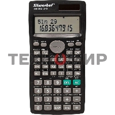 Калькулятор научный Silwerhof SH-200-240 черный 10-разр.