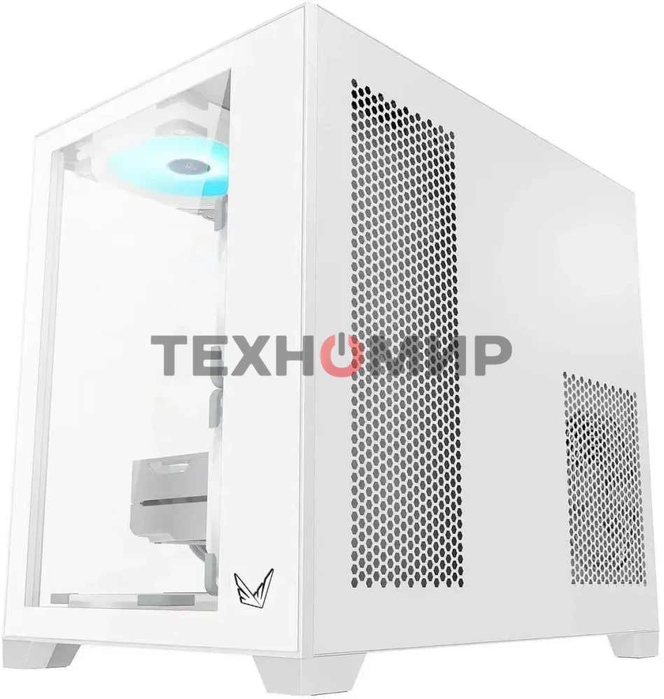 Компьютерный корпус AeroCool/Formula Crystal Z5 белый без БП mATX 11x120мм 2xUSB 2.0 1xUSB 3.0 audio bott PSU