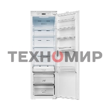Встраиваемый холодильник Kuppersberg SRB 1781, High-Tech, ВхШхГ 177.2х54х54 см, объем 289 л, без МК, инверторный компрессор, электронное/сенсорное управление, скользящее крепление фасада, Total No Frost, LED освещение, энергоэффективность А+